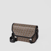 M MESSENGER BAG NOIR/ORANGE