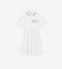 KID GIRL JERSY DRESS BLANC