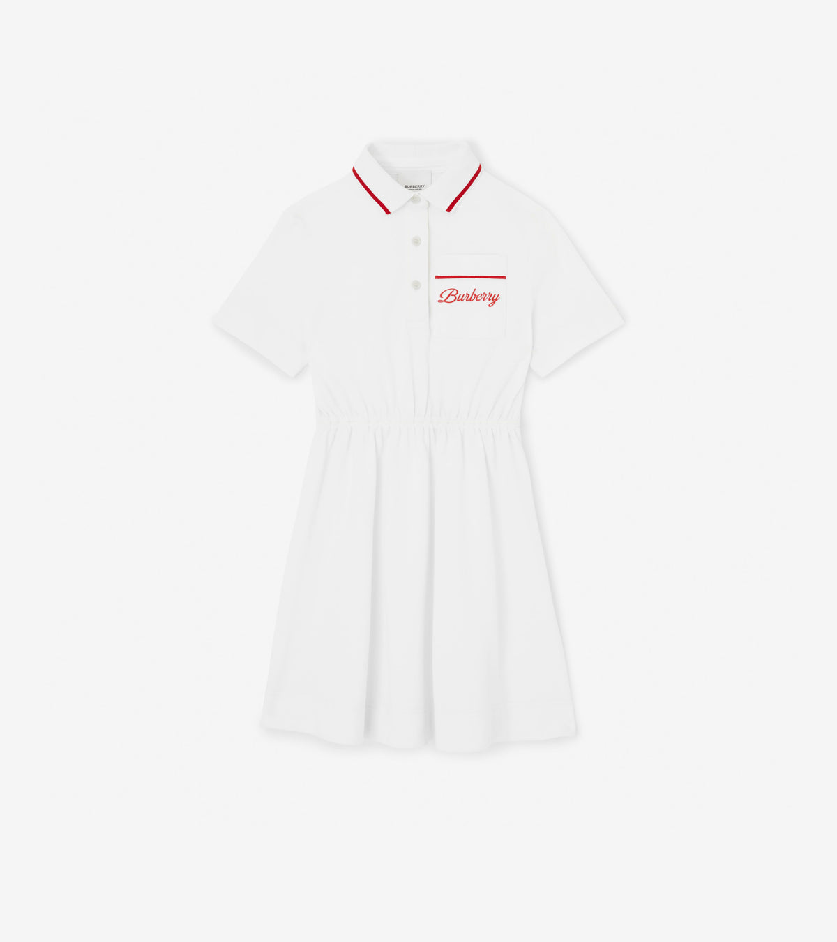 KID GIRL JERSY DRESS BLANC