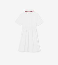 KID GIRL JERSY DRESS BLANC