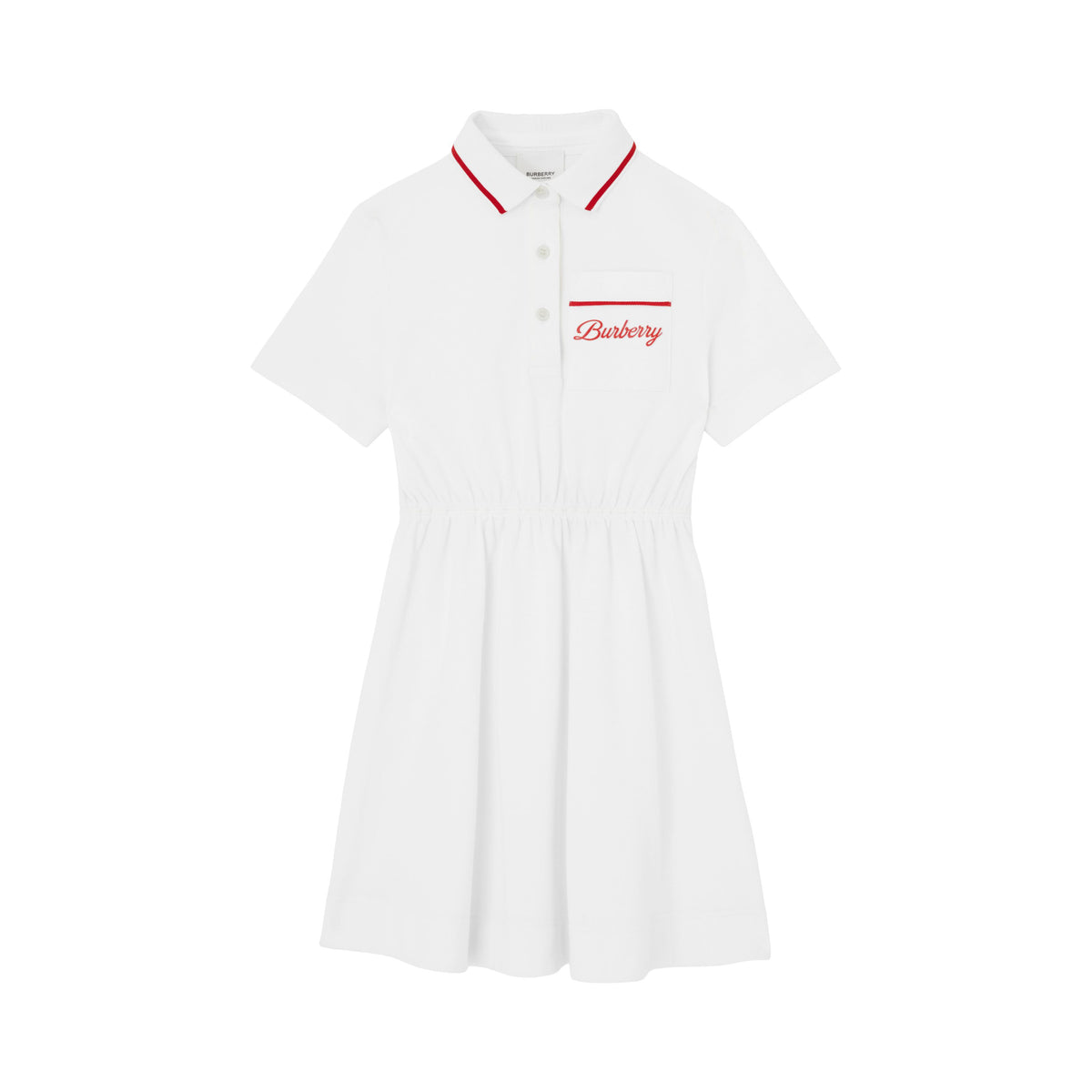 KID GIRL JERSY DRESS BLANC