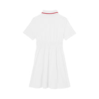 KID GIRL JERSY DRESS BLANC