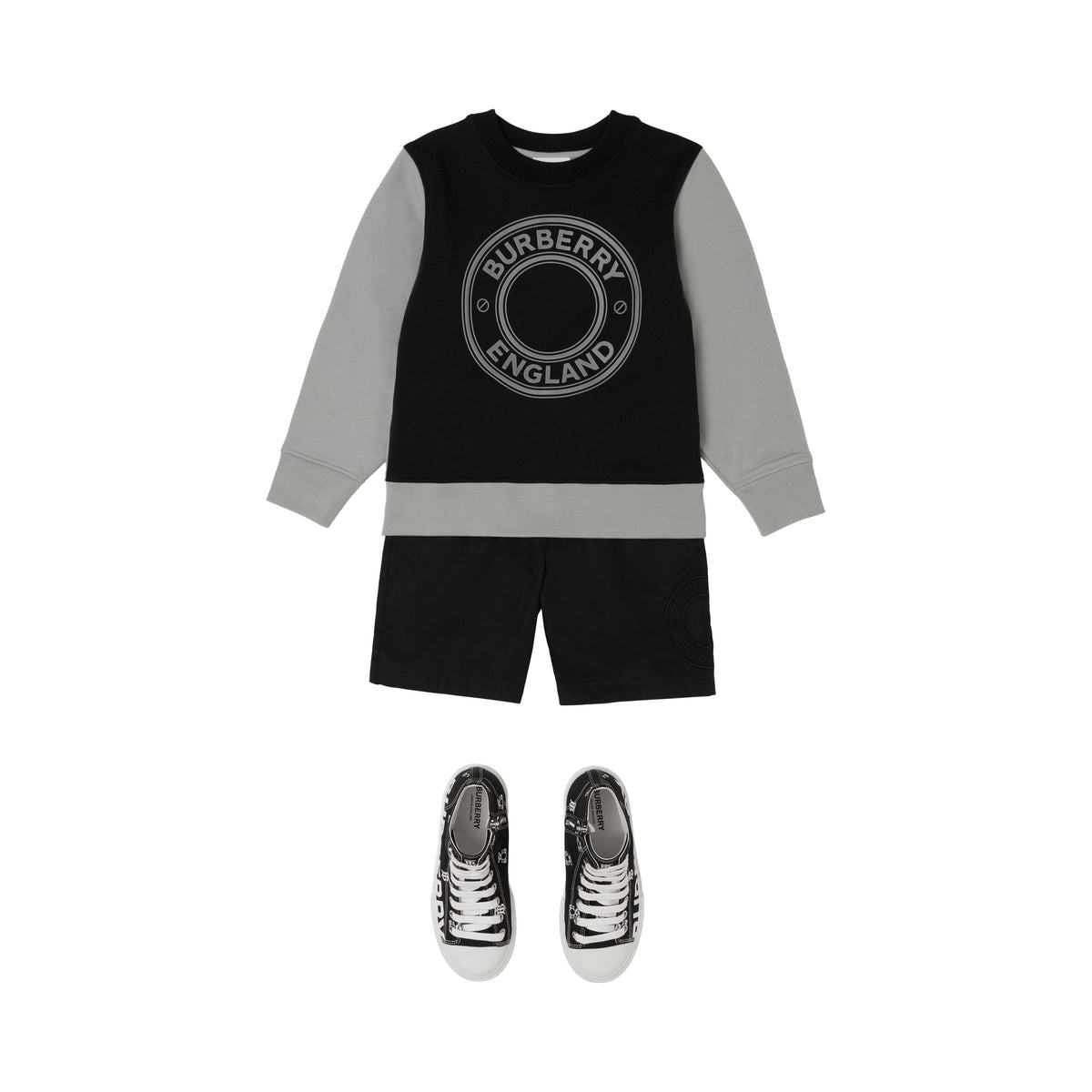 KID BOY SWEATERS NOIR