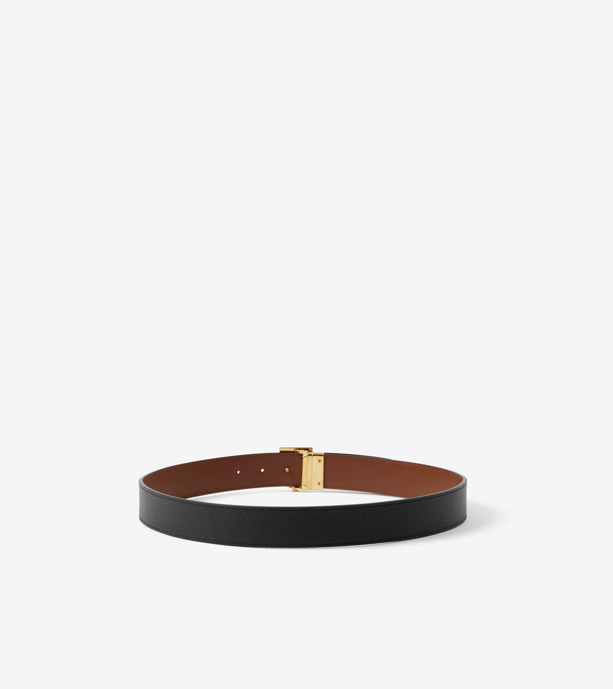 M BELT Noir/Fauve/Or clair