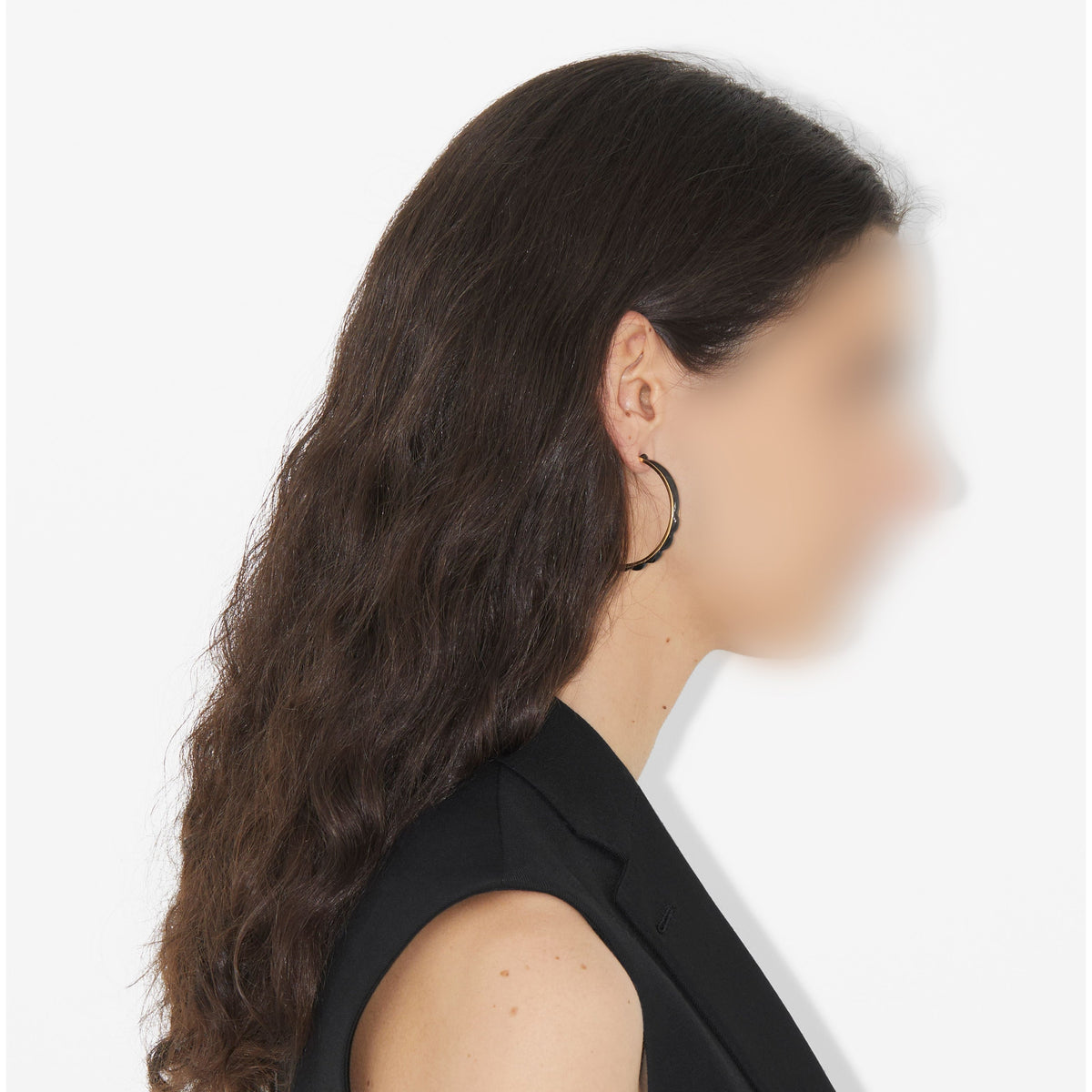 W EARRINGS OR CLAIR/NOIR