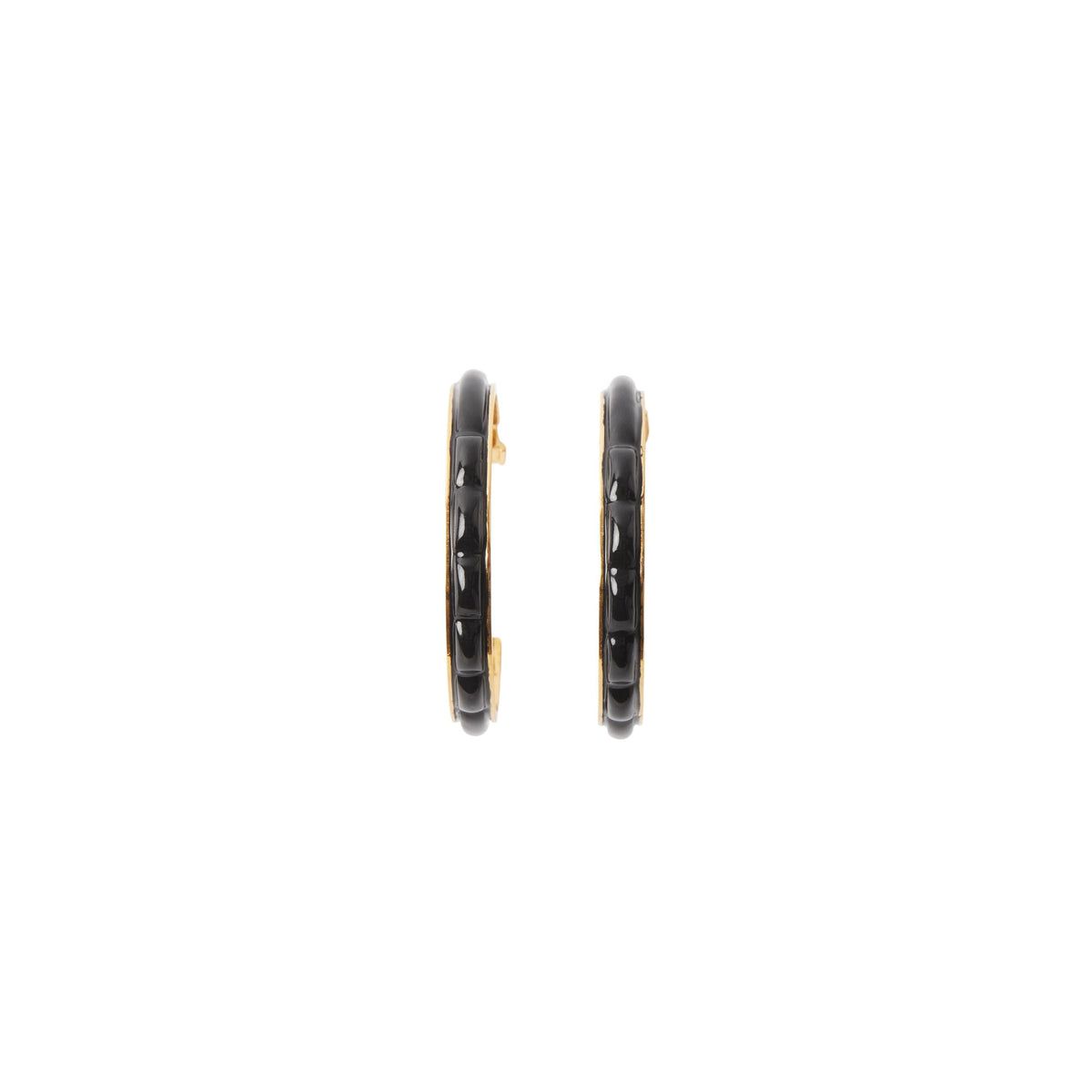 W EARRINGS OR CLAIR/NOIR