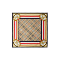 SILK SCARVES Beige Arc/Bleu pâle