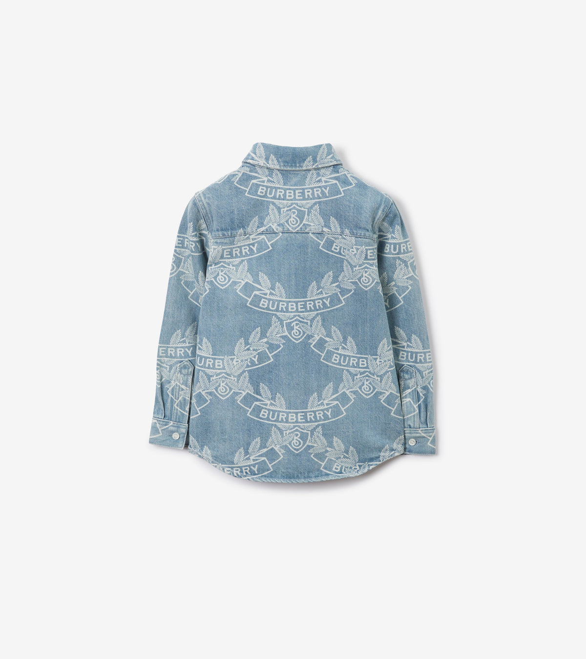 KID BOY SHIRTS PAT IP BLEU PÂLE