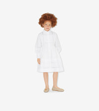 KID GIRL DRESSES BLANC