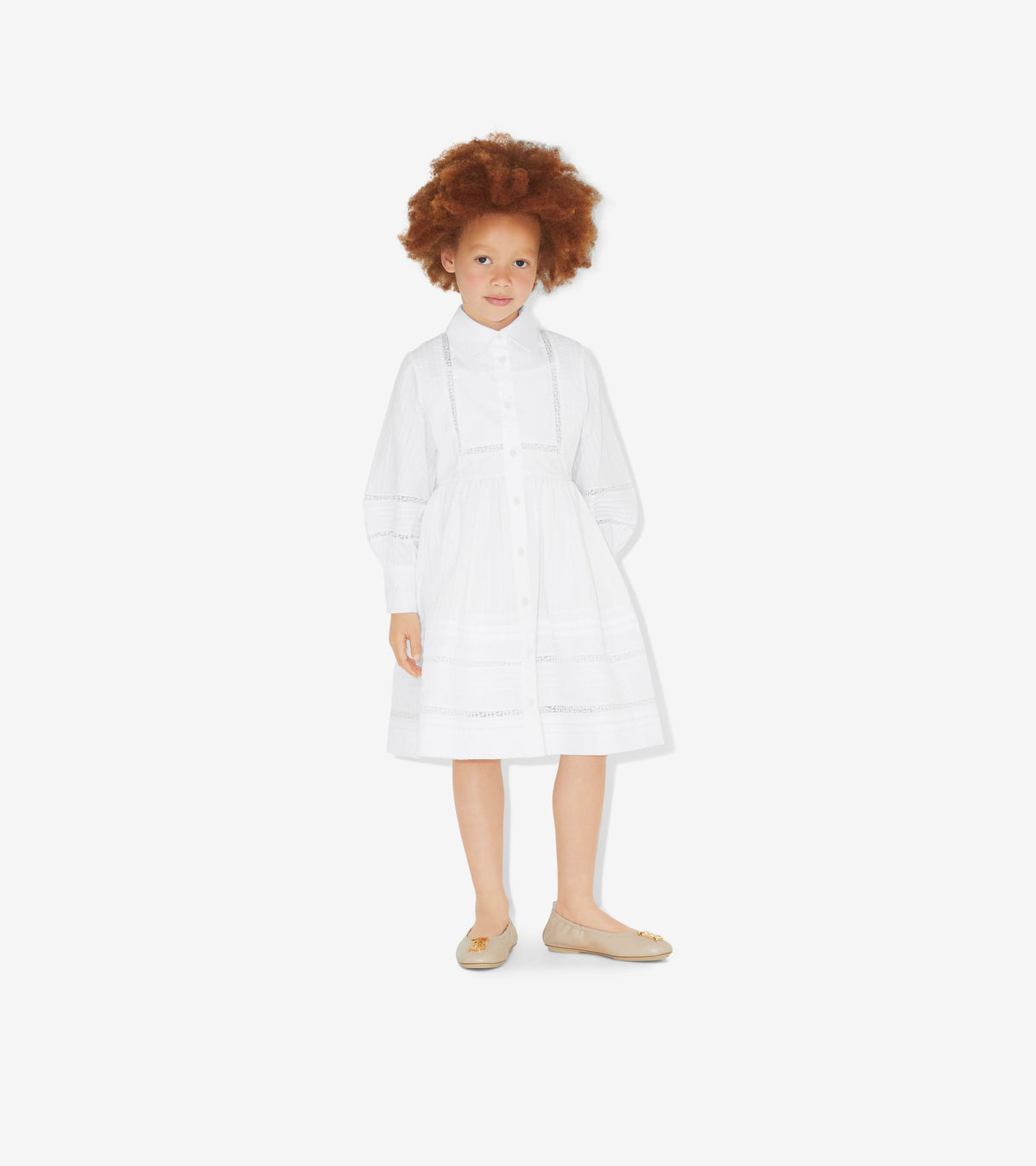 KID GIRL DRESSES BLANC
