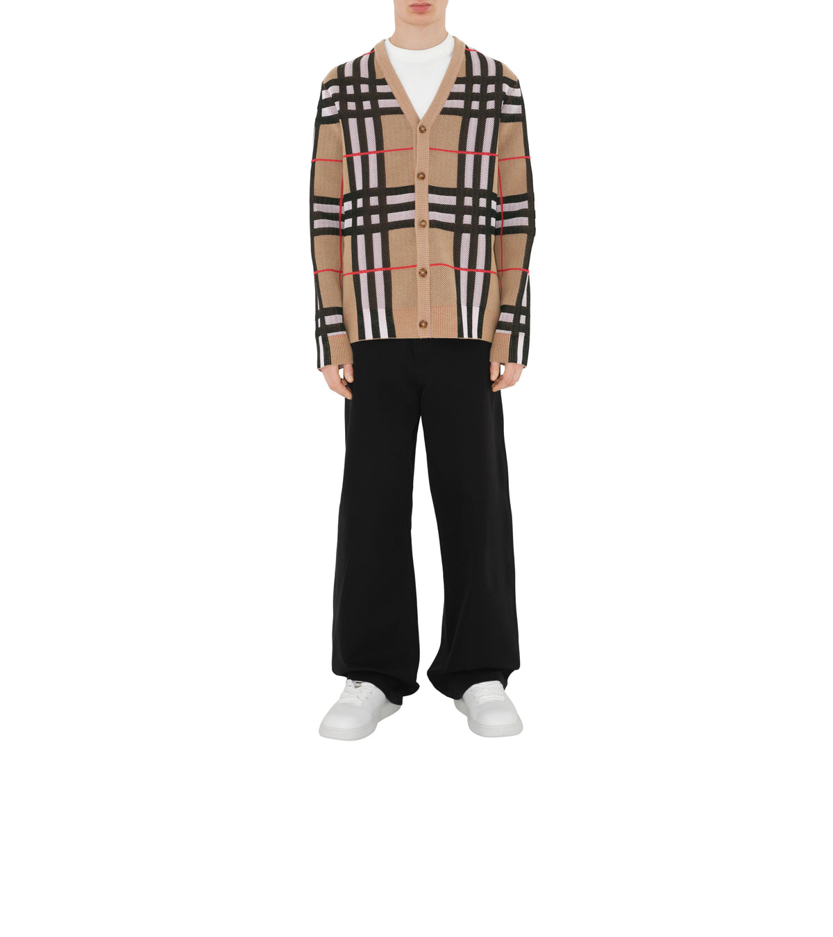 M KNIT CARDIGAN ARCHIVES BEIGES