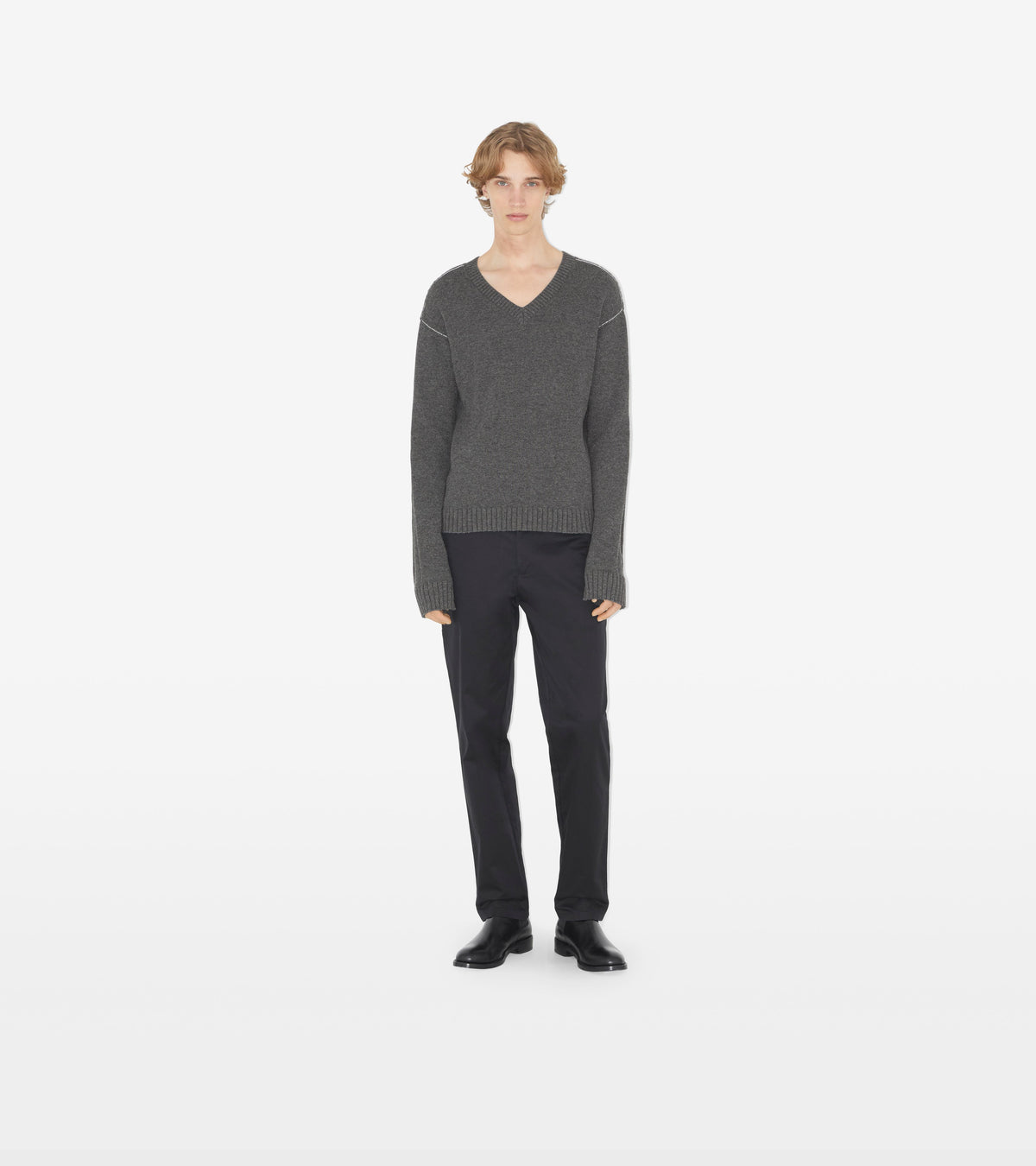 M CASUAL TROUSERS NOIR