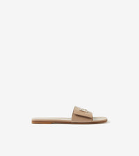 W FLAT SANDAL AMANDE CLAIR MARRON