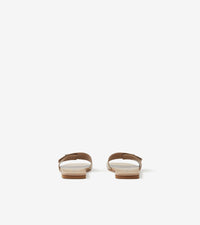 W FLAT SANDAL AMANDE CLAIR MARRON