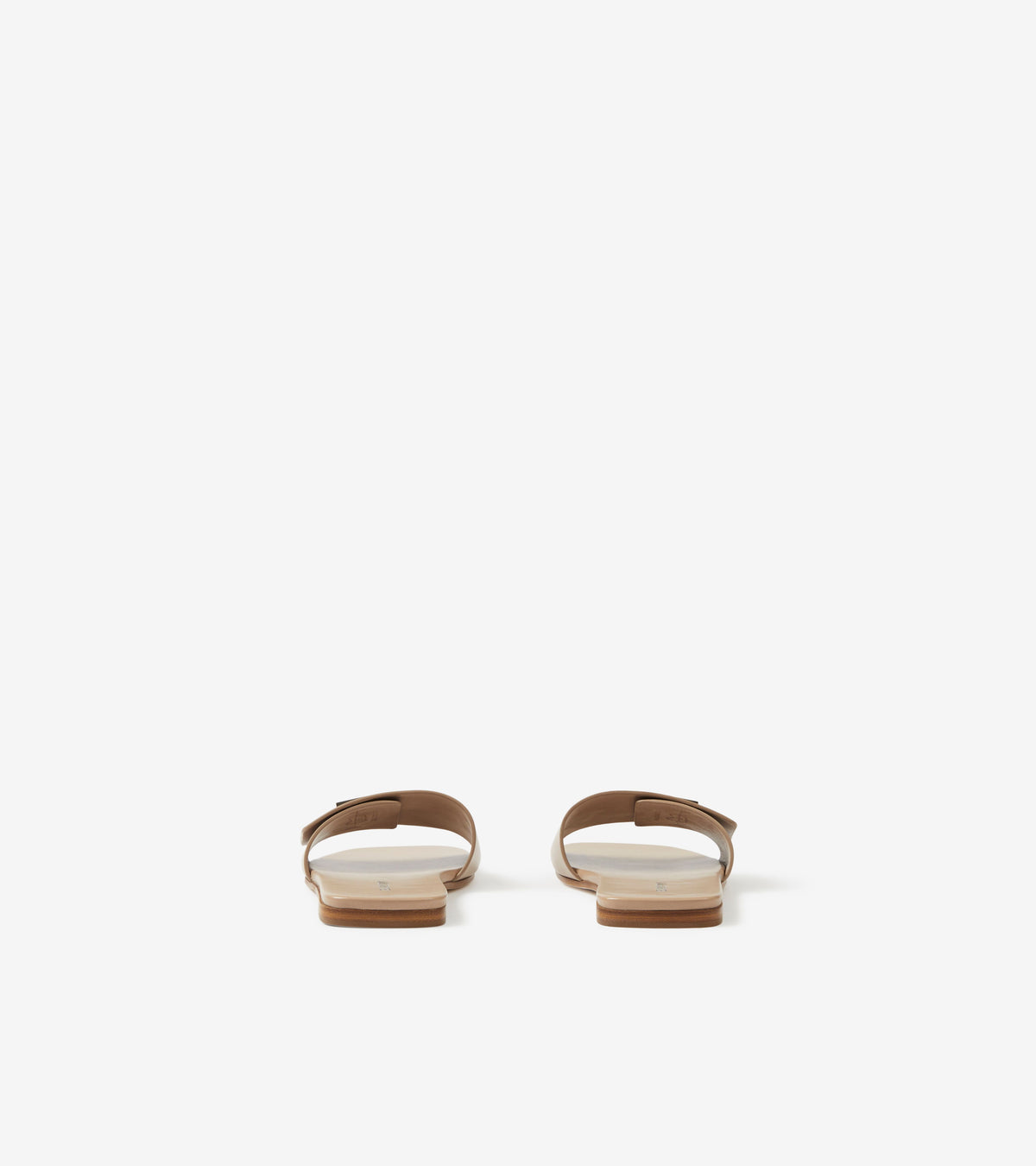 W FLAT SANDAL AMANDE CLAIR MARRON