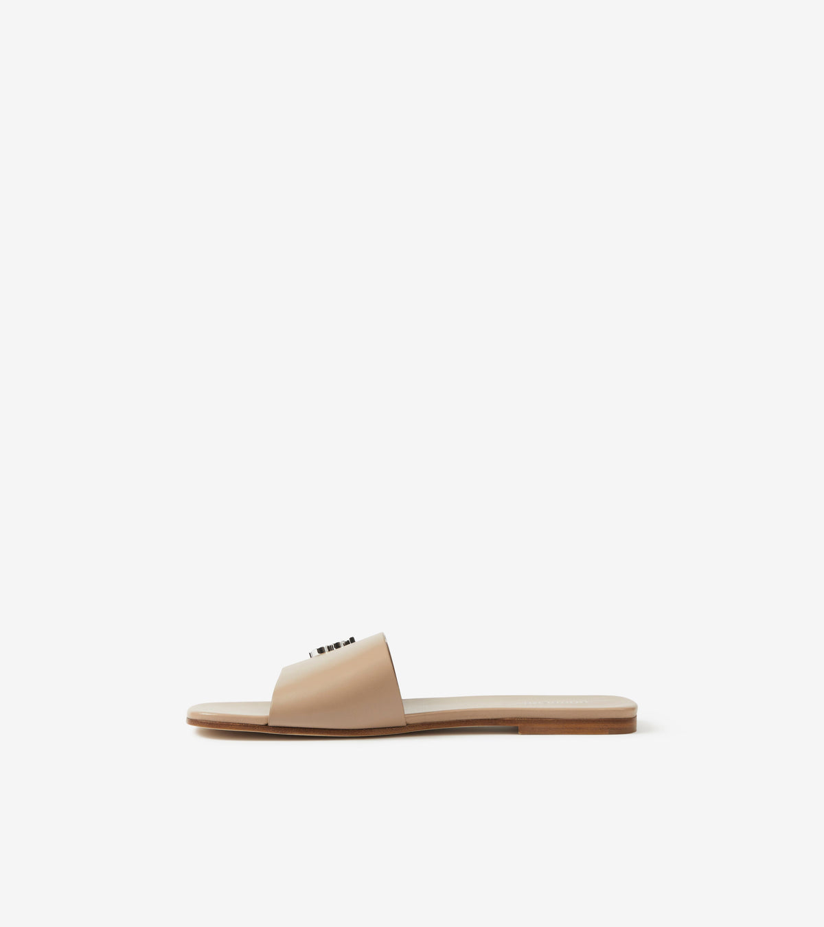 W FLAT SANDAL AMANDE CLAIR MARRON