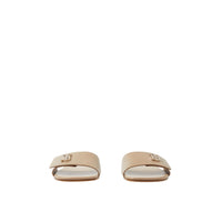 W FLAT SANDAL AMANDE CLAIR MARRON