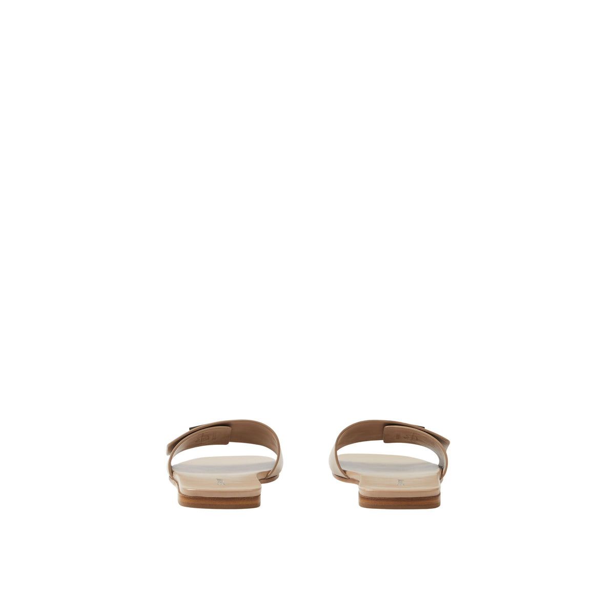 W FLAT SANDAL AMANDE CLAIR MARRON