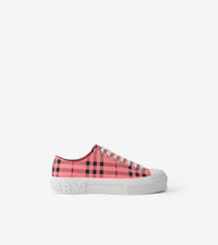 W TRAINER Carreaux rose bonbon