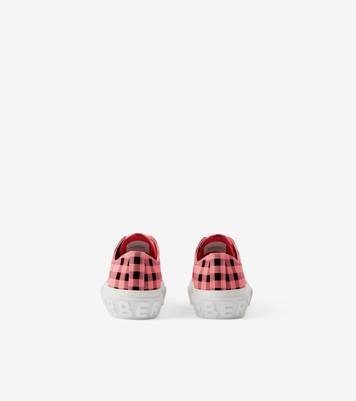 W TRAINER Carreaux rose bonbon