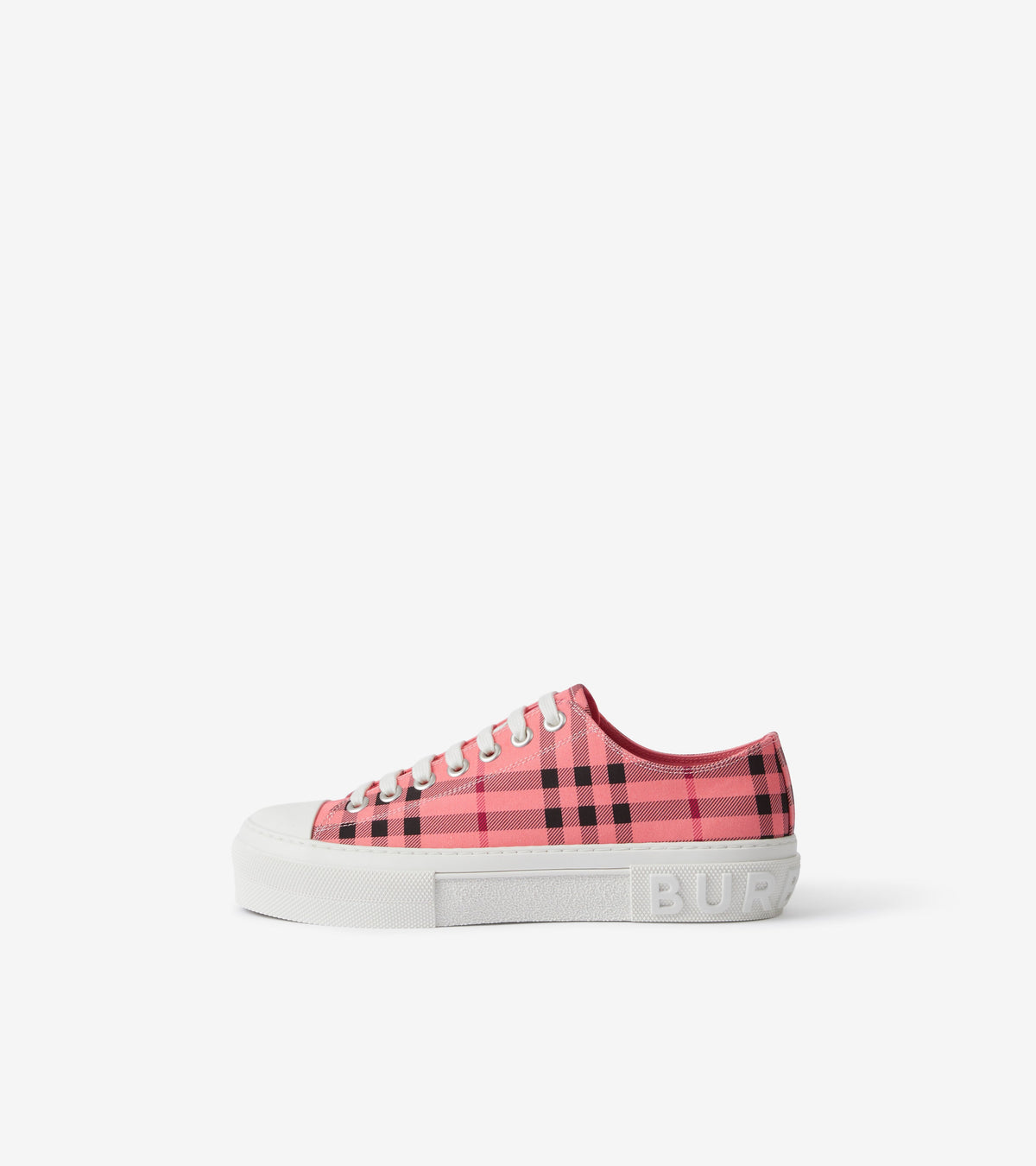W TRAINER Carreaux rose bonbon