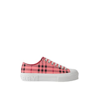 W TRAINER Carreaux rose bonbon