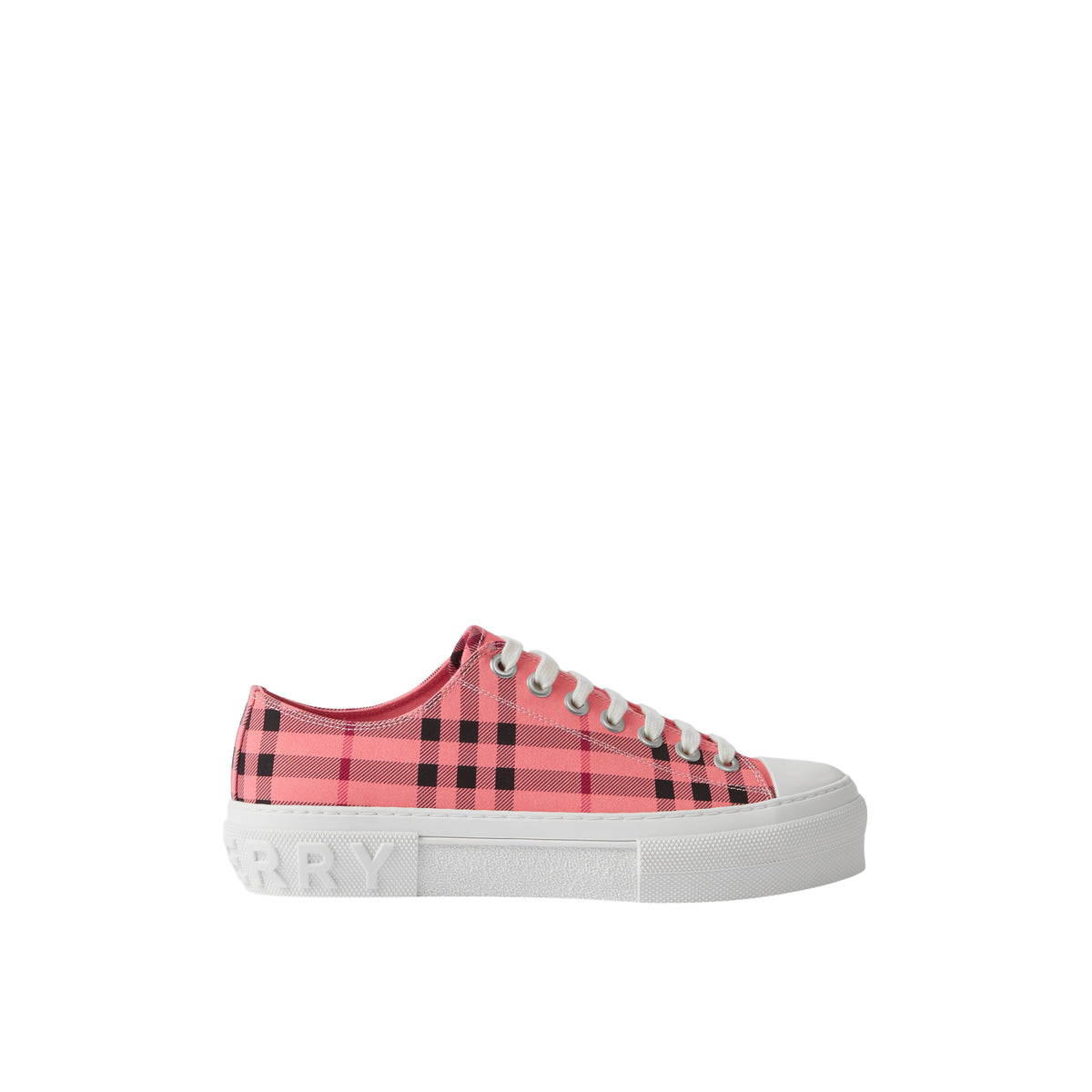 W TRAINER Carreaux rose bonbon
