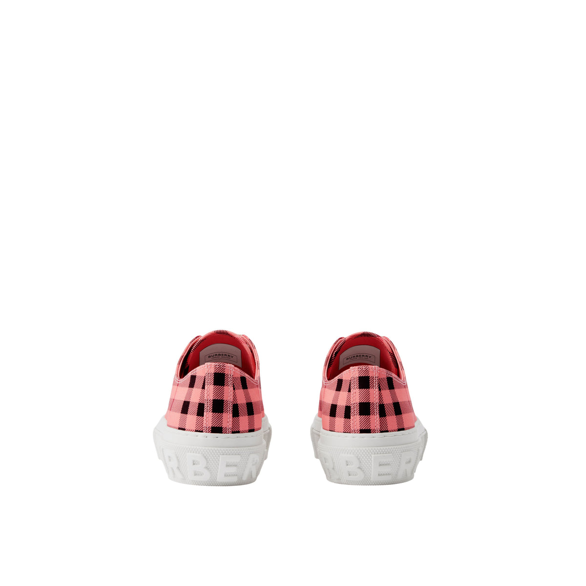W TRAINER Carreaux rose bonbon