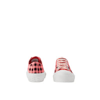 W TRAINER Carreaux rose bonbon