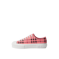 W TRAINER Carreaux rose bonbon