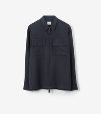 M CASUAL SHIRT LS MARINE FUMÉE