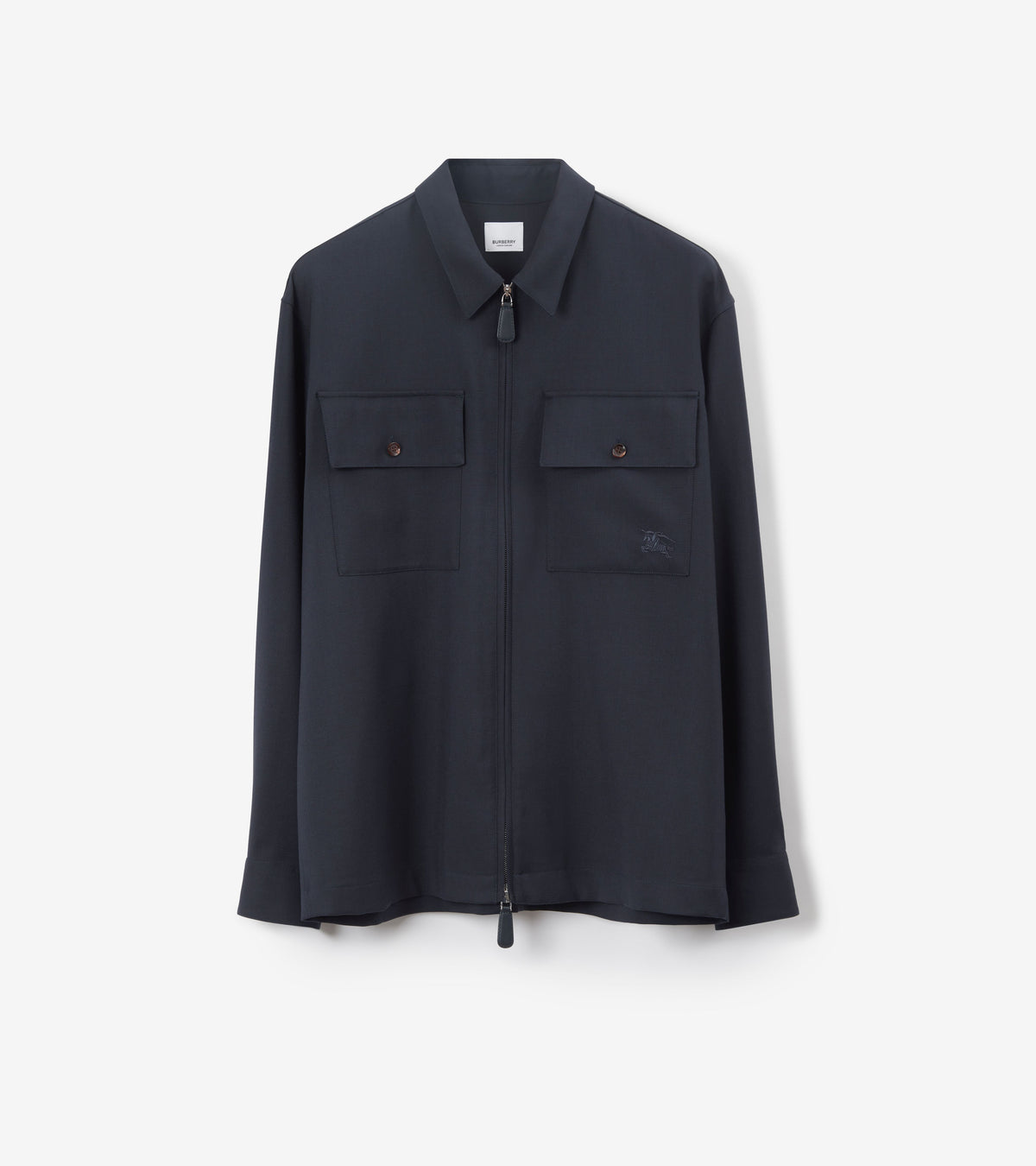 M CASUAL SHIRT LS MARINE FUMÉE