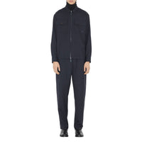M CASUAL SHIRT LS MARINE FUMÉE