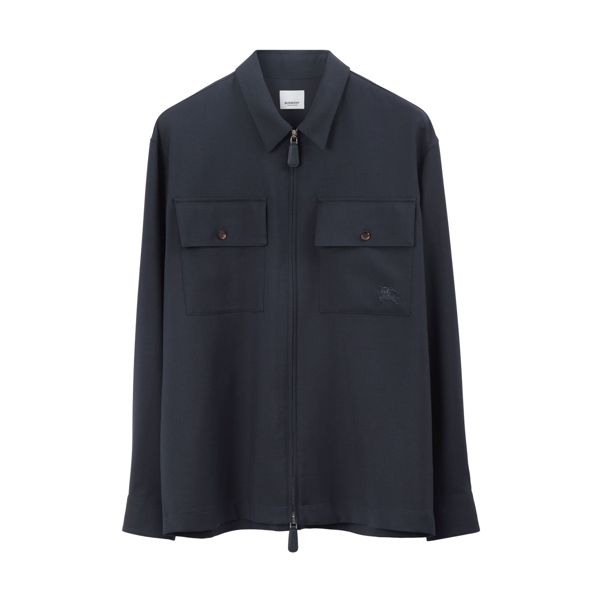 M CASUAL SHIRT LS MARINE FUMÉE