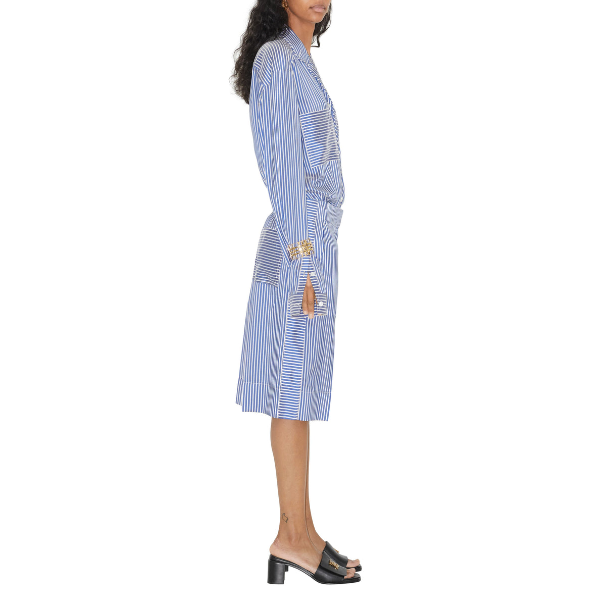 W SHIRTS RAYURE BLEUE/BLANC