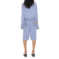 W SHIRTS RAYURE BLEUE/BLANC
