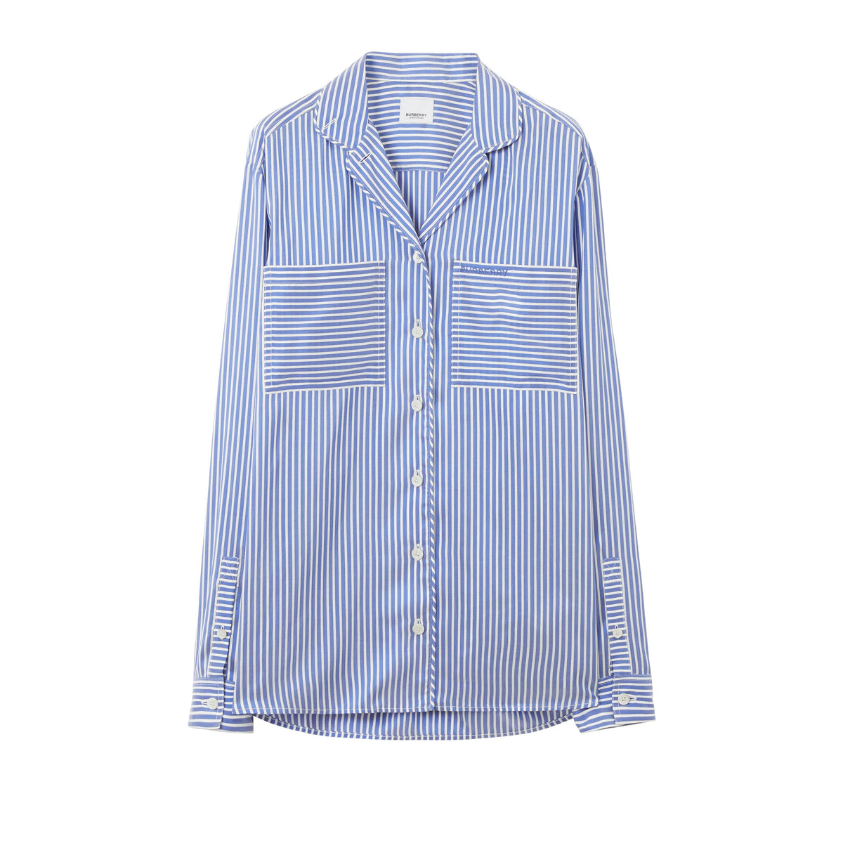 W SHIRTS RAYURE BLEUE/BLANC