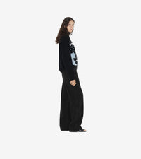W KNIT ROUNDNECK NOIR