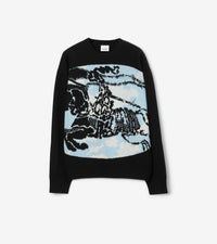 W KNIT ROUNDNECK NOIR