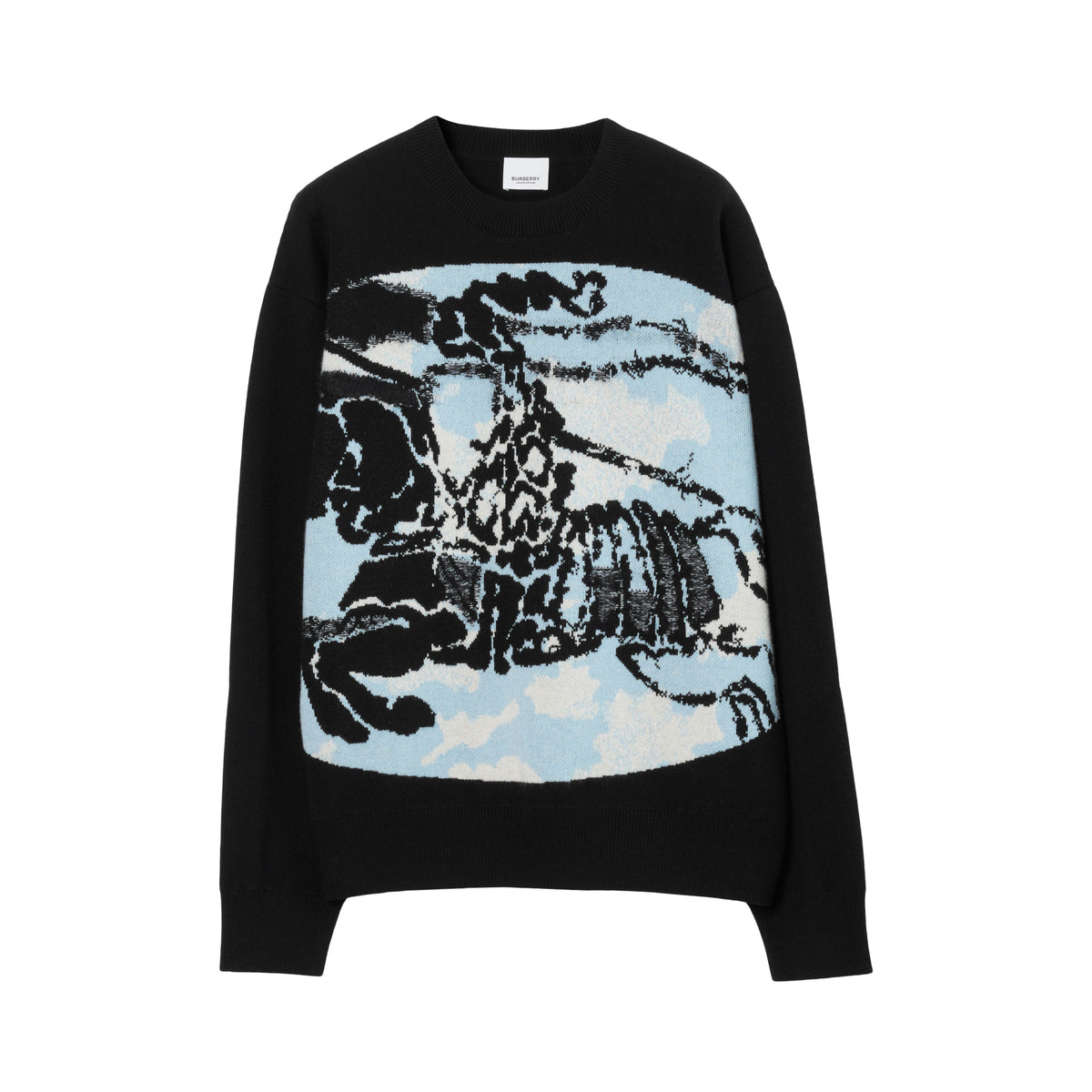 W KNIT ROUNDNECK NOIR