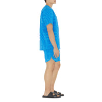 M JERSEY SHORTS BLEU CÉRULÉEN BRILLANT