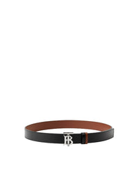 W BELT BLACK / TAN / SILVER