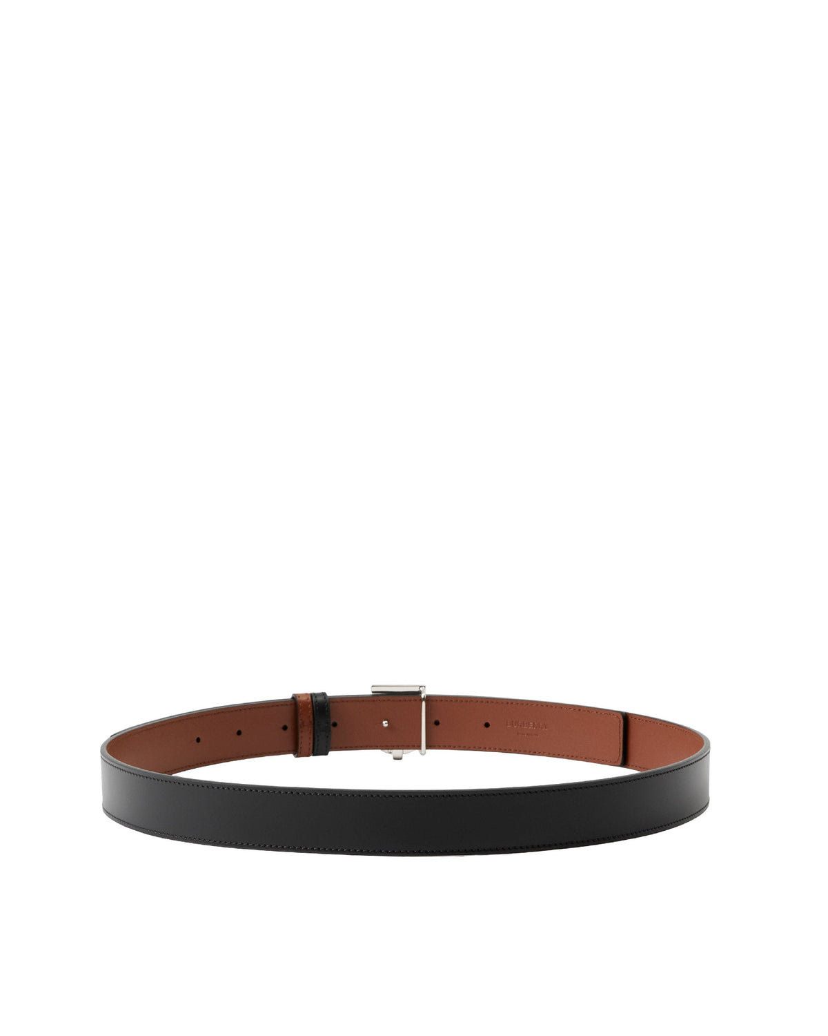 W BELT BLACK / TAN / SILVER