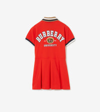 KID GIRL JERSY DRESS ROUGE GRAS
