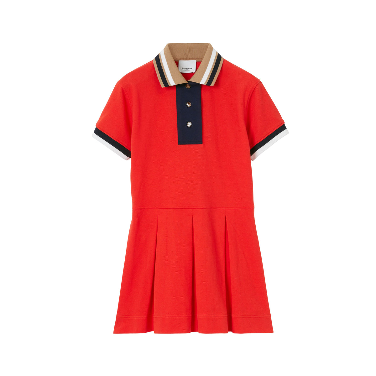 KID GIRL JERSY DRESS ROUGE GRAS