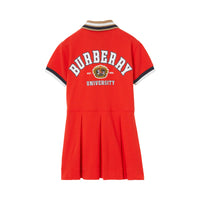 KID GIRL JERSY DRESS ROUGE GRAS