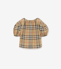 INF GIRL SHIRT&BLOUS ARCHIVE BEIGE IP CHK