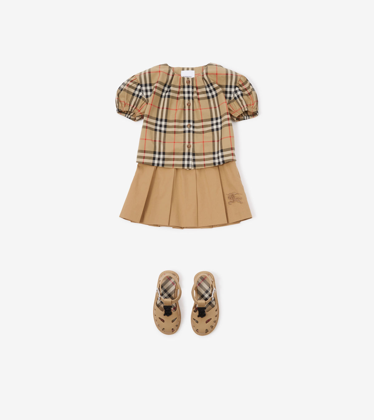 INF GIRL SHIRT&BLOUS ARCHIVE BEIGE IP CHK