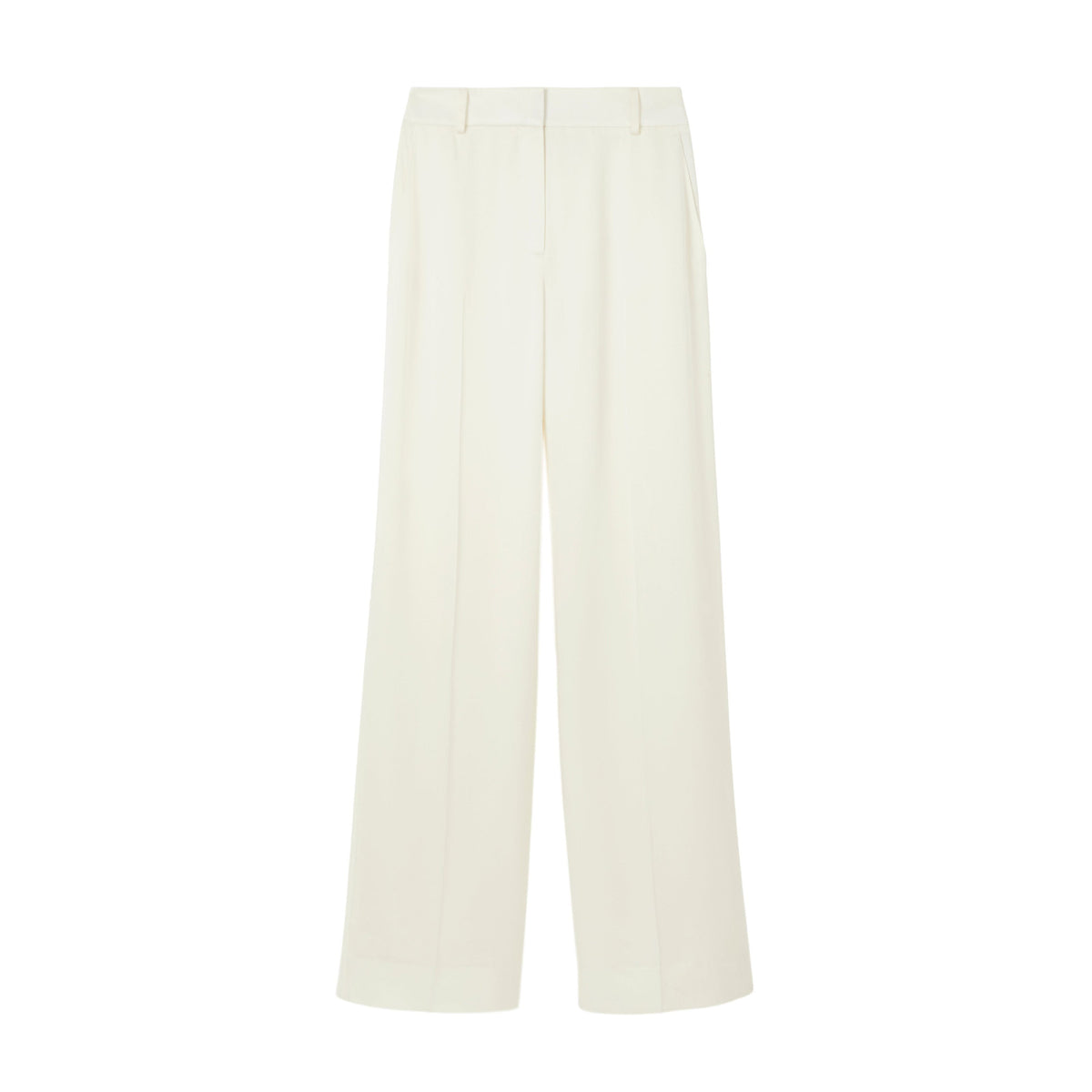 W FLARE TROUSERS BLANC NATUREL