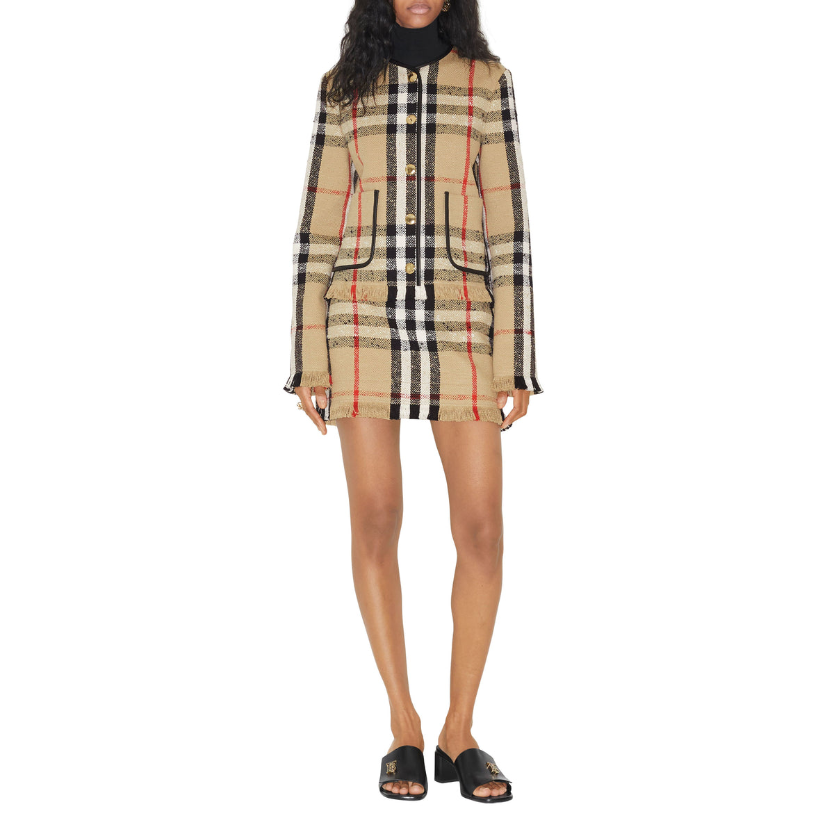 W JACKETS TAIL ARCHIVE BEIGE IP CHK